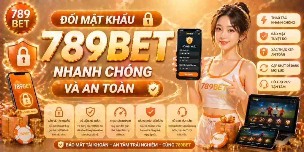 Đổi mật khẩu 789Bet – Giữ tài khoản an toàn và ổn định khi sử dụng